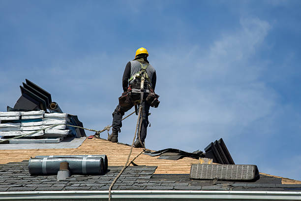 Professional Gutter Installation technician working in Scott, LA